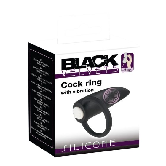 Vibrator deget Black Velvet (negru)