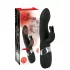 SMILE - Vibrator dublu cu 2 motoare USB - negru