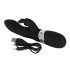 SMILE Blacky - Vibrator USB cu 2 motoare (negru)