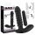 Vibrator negru cu pliuri Black Velvet - mărime medie