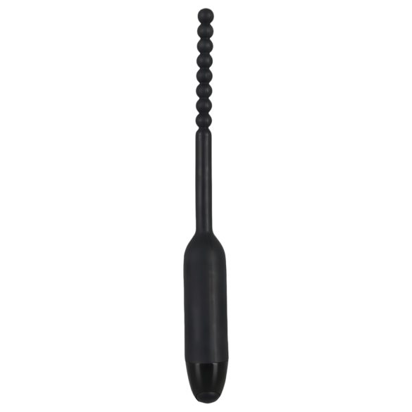 You2Toys Pearl Dilator - vibrator pentru uretră cu bile - 0,8cm (negru)