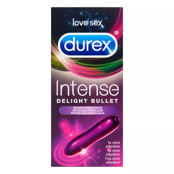 Durex Intense Delight Bullet - mini vibrator stick - lila
