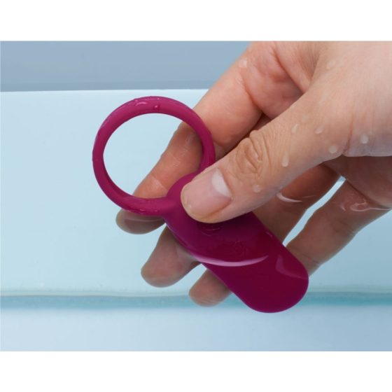 TENGA Smart Vibe - inel vibrator pentru penis (roșu)