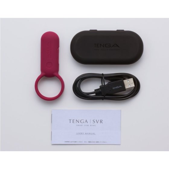 TENGA Smart Vibe - inel pentru penis cu vibratii (rosu)