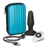 b-Vibe - Vibrator anal cu bile rotative, negru