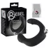 Rebel - vibrator pentru prostată curbat - silicon negru