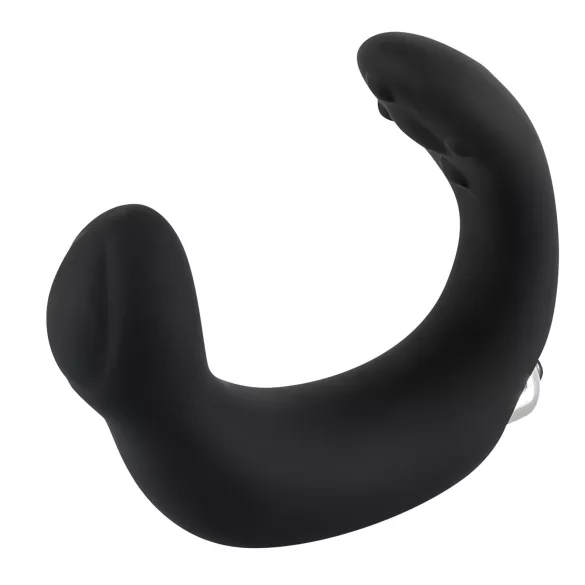 Rebel - vibrator pentru prostată curbat - silicon negru