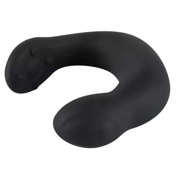 Rebel - vibrator pentru prostată curbat - silicon negru
