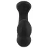 Rebel - vibrator pentru prostată curbat - silicon negru