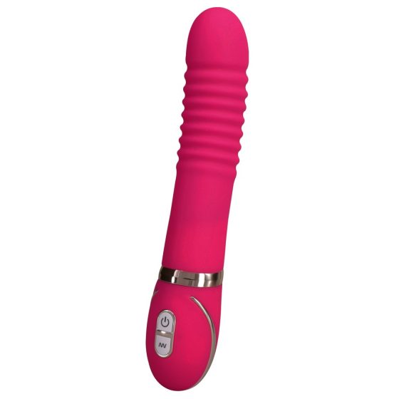 Vibe Couture Plete - Vibrator cu nervuri (roz)