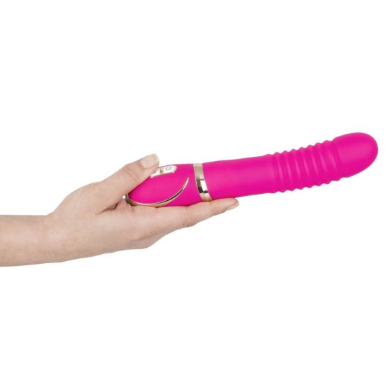 Vibe Couture Plete - Vibrator cu nervuri (roz)