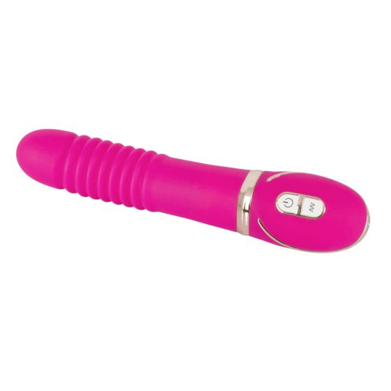 Vibe Couture Plete - Vibrator cu nervuri (roz)