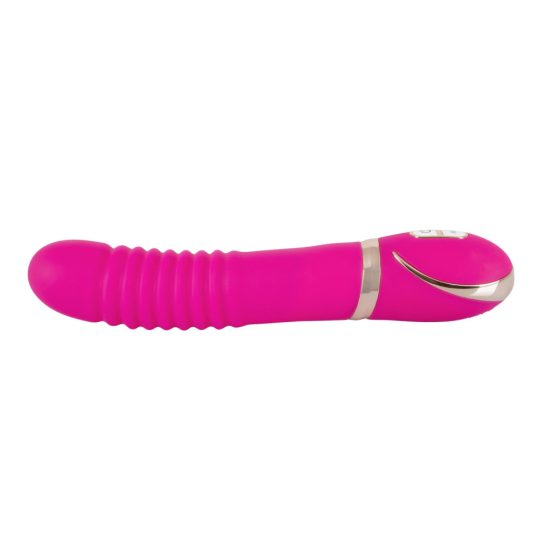 Vibe Couture Plete - Vibrator cu nervuri (roz)
