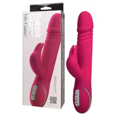   Vibe Couture - Vibrator rabbit cu funcție de mișcare - silicon roz