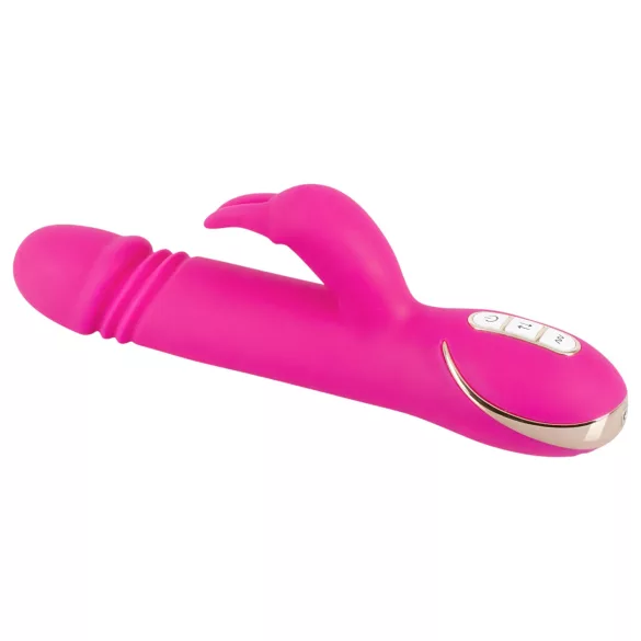 Vibe Couture - Vibrator rabbit cu funcție de mișcare - silicon roz