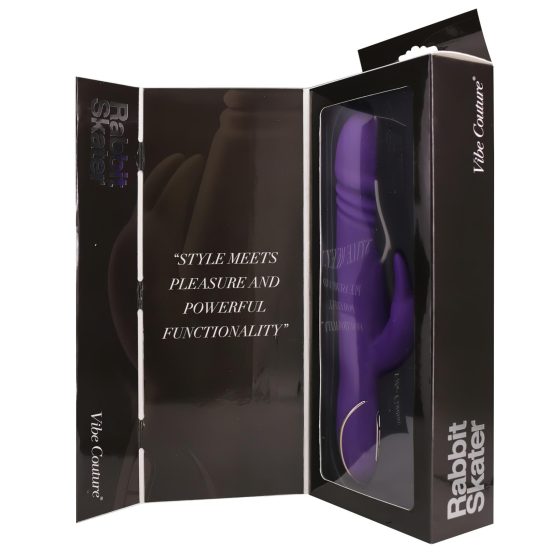 Vibe Couture Rabbit Skater - Vibrator de șocuri pentru iepurași (mov)