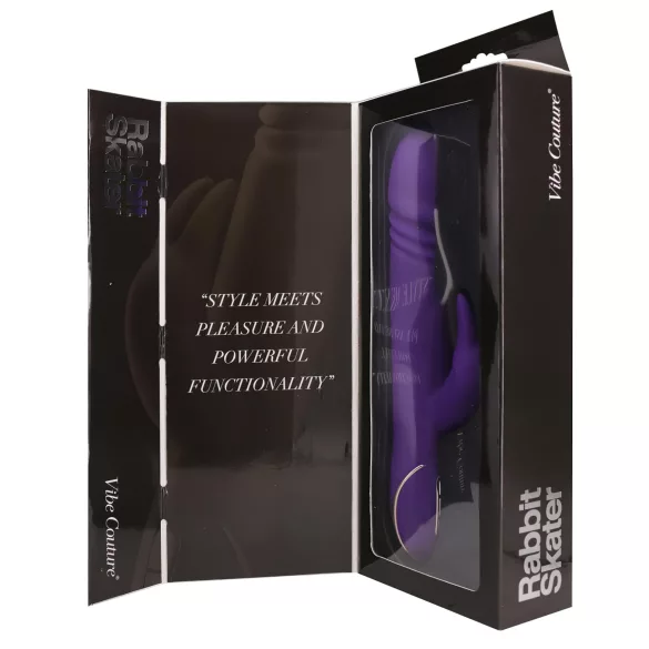 Vibe Couture Rabbit Skater - vibrator iepure cu stimulare dublă (mov)