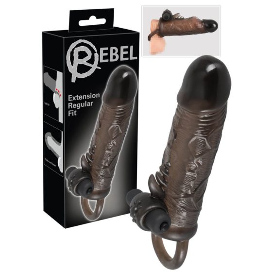 Rebel Regular - prelungitor de penis vibratoare (19cm)