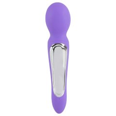 SMILE Wand - Vibrator cu două motoare pentru masaj (violet)