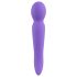 Baghetă SMILE - Vibrator masaj cu 2 motoare (mov)