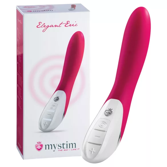 mystim Elegant Eric - vibrator dublu motor - silicon roz