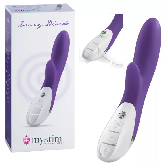 mystim Danny Divido - vibrator pentru stimularea clitorisului - lila