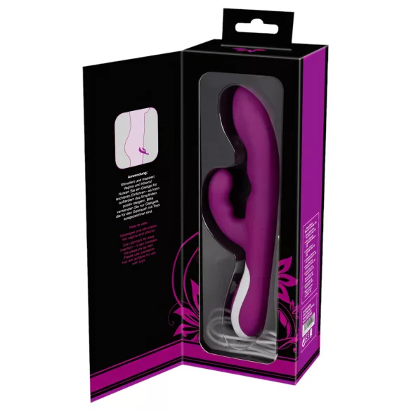 Javida - vibrator clitoridian cu încălzire - roz