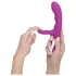 Javida - vibrator clitoridian cu încălzire - roz