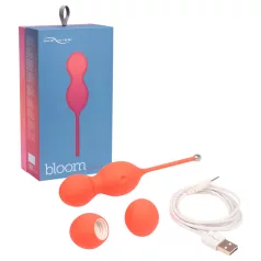   We-Vibe Bloom - bile vaginale cu greutăți interschimbabile - silicon portocaliu
