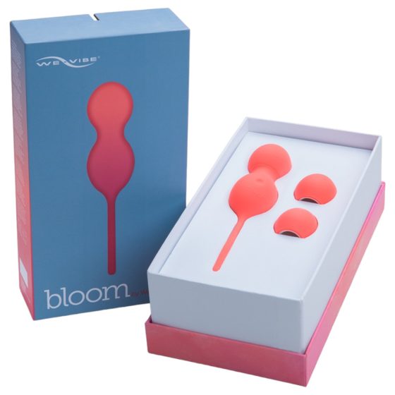 We-Vibe Bloom - bile vaginale cu greutăți schimbabile (portocaliu)