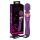 Javida Double - vibrator masaj (mov)