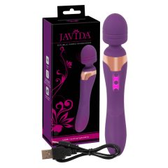 Javida Double - vibrator masaj (mov)