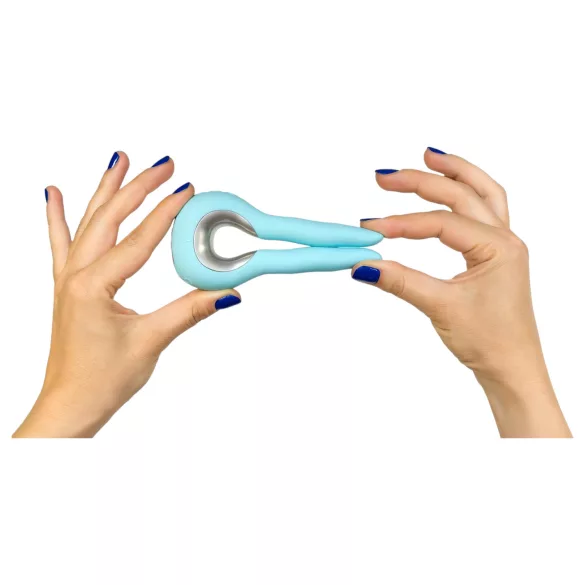 G-vibe Mini - Vibrator mic din silicon USB - verde mentă