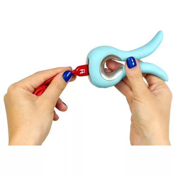 G-vibe Mini - Vibrator mic din silicon USB - verde mentă