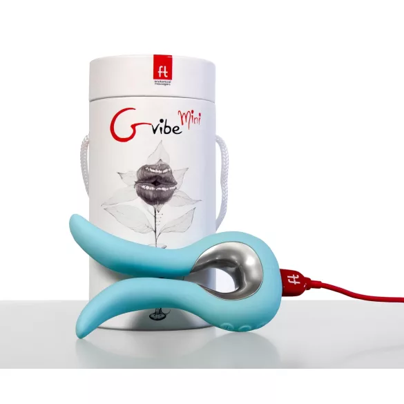 G-vibe Mini - Vibrator mic din silicon USB - verde mentă