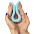 G-vibe Mini - Vibrator mic din silicon USB - verde mentă