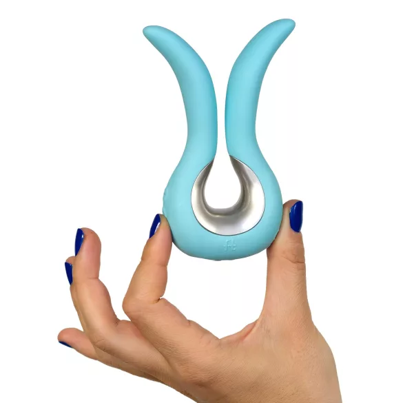 G-vibe Mini - Vibrator mic din silicon USB - verde mentă