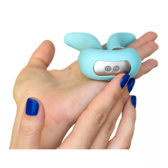 G-vibe Mini - Vibrator mic din silicon USB - verde mentă
