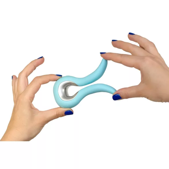 G-vibe Mini - Vibrator mic din silicon USB - verde mentă