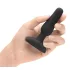 b-Vibe Novice - vibrator anal pentru începători - negru