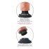 Vibrator King Cock 7 cu ventuză (18 cm) - culoare naturală
