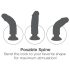 Vibrator King Cock 7 cu ventuză (18 cm) - culoare naturală