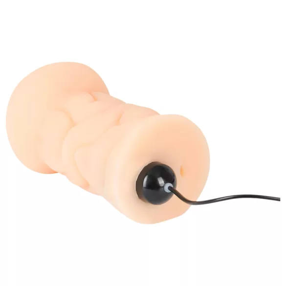 Easy Job Ruth - masturbator masculin realist cu vibrații - culoare naturală