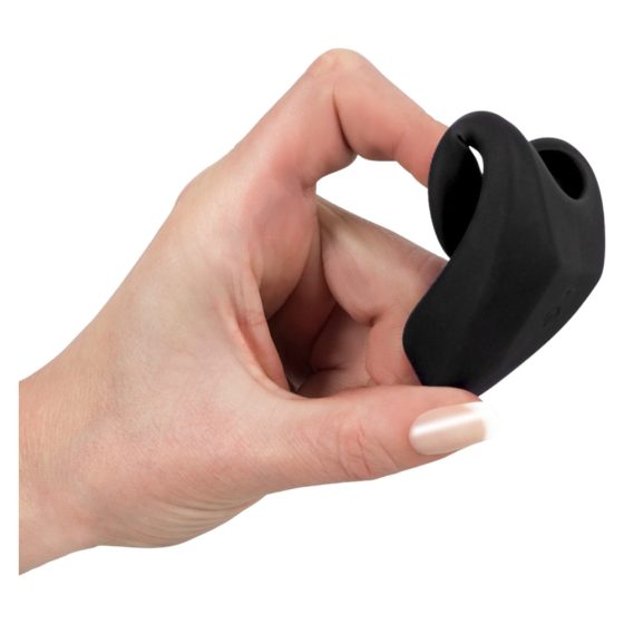 Lust - Inel vibratoare cu baterie pentru penis (negru)