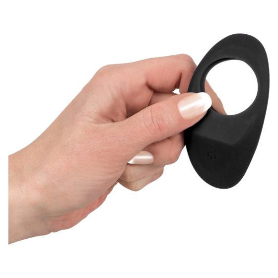 Lust - Inel vibratoare cu baterie pentru penis (negru)