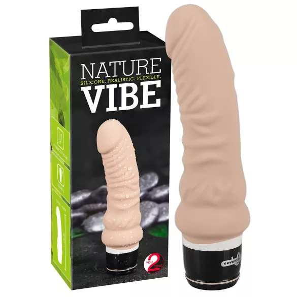 You2Toys - vibrator realist din silicon - culoare naturală