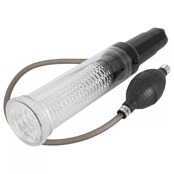 You2Toys - pompă pentru penis și masturbator 2în1 - transparent