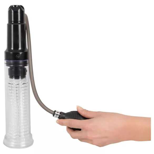 You2Toys - pompă pentru penis și masturbator 2în1 - transparent