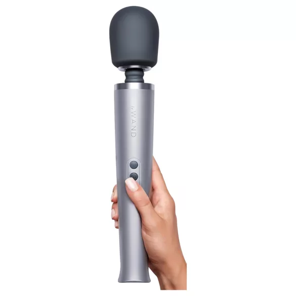 le Wand - vibrator masaj reîncărcabil premium - argintiu