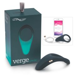   We-Vibe Verge - inel pentru penis vibrat și alimentat cu acumulator (gri)